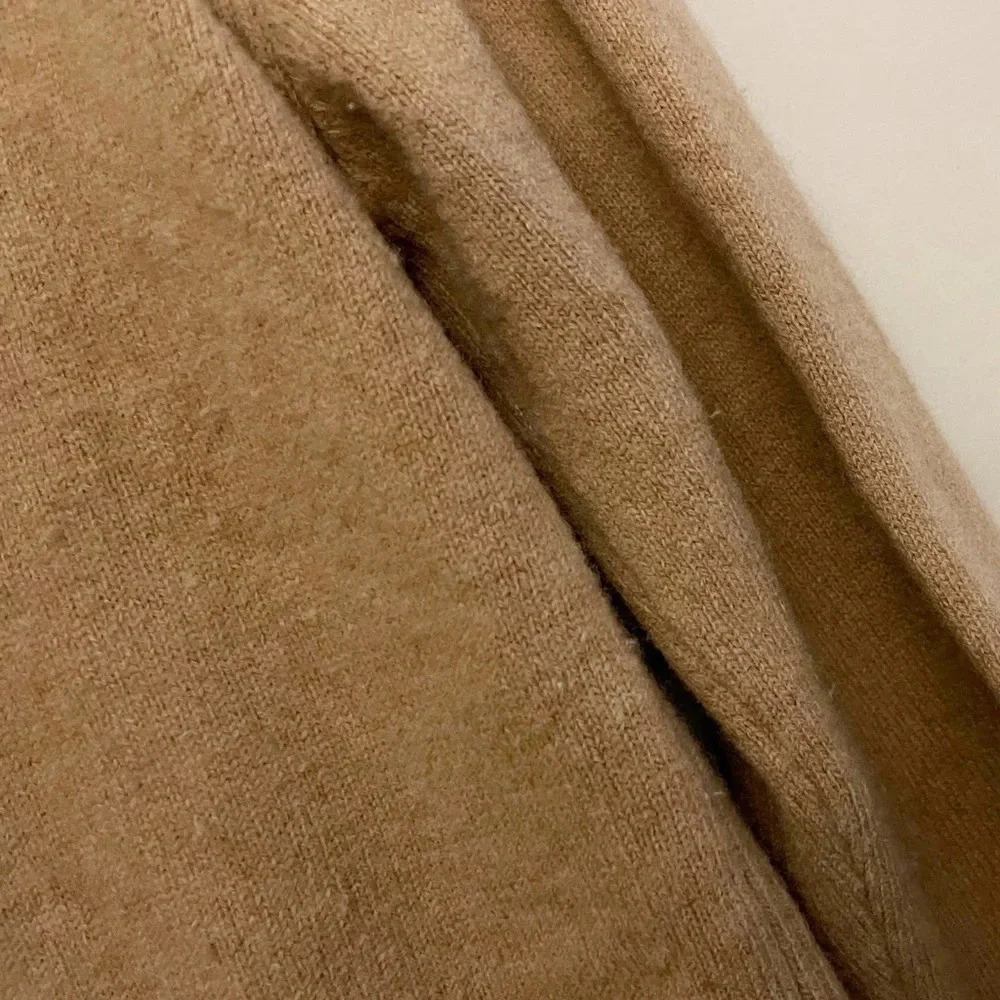 Thakoon wool sweater camel color chic casual career preppy academia - Picture 5 of 5